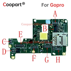 1Pcs Lcd Touch Display Screen Flex Battery FPC Connector Plug For Gopro Camera Hero 9 Hero9 Main MotherBoard Replacement Parts