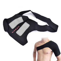 1pcs Adjustable Shoulder Bandage Protector Brace Joint Pain Injury Elastic Self-adhesive Shoulder Support Strap