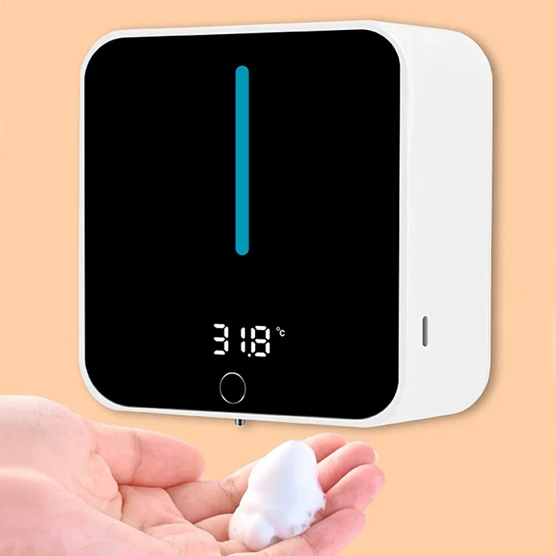 Intelligent Induction Foam Hand Sanitizer Charging Wall Mounted Soap Dispenser Non-contact Infrared Bubble Soap Dispenser