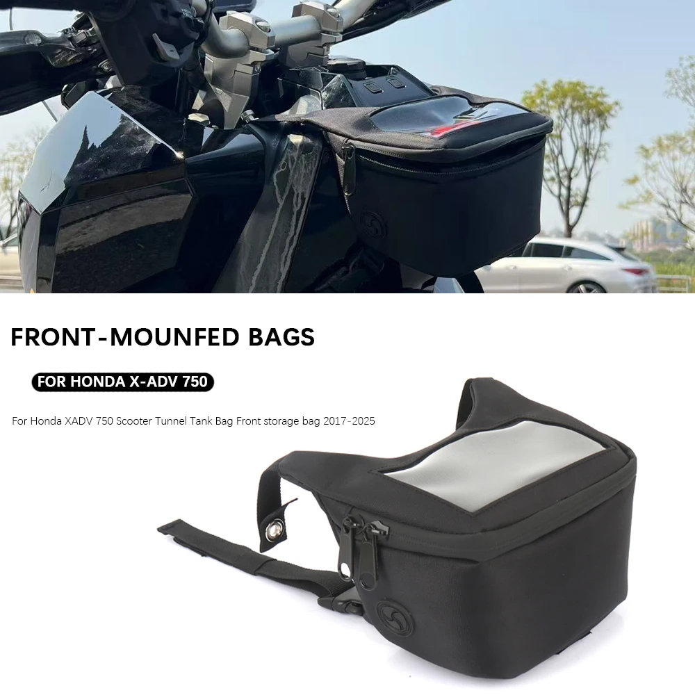 

New Motorcycle For Honda XADV 750 2017-2025 Accessorie XADV750 Scooter Tunnel Tank Bag Front storage bag X-ADV750 storage bag