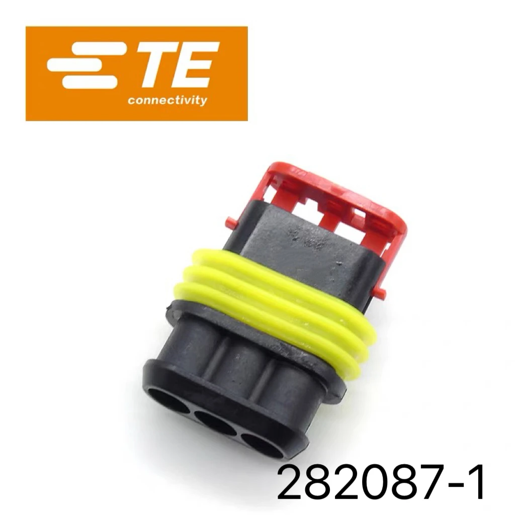 282087-1 TE Pitch 1.5mm 3P single-row black wire-to-wire connectors