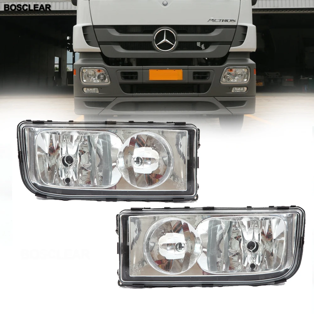 

For Mercedes Benz Axor 2PCS Heavy Truck Trailer Headlight Turn Signal Lights Truck Headlamp 9408200261/161 9418205761 9418204161