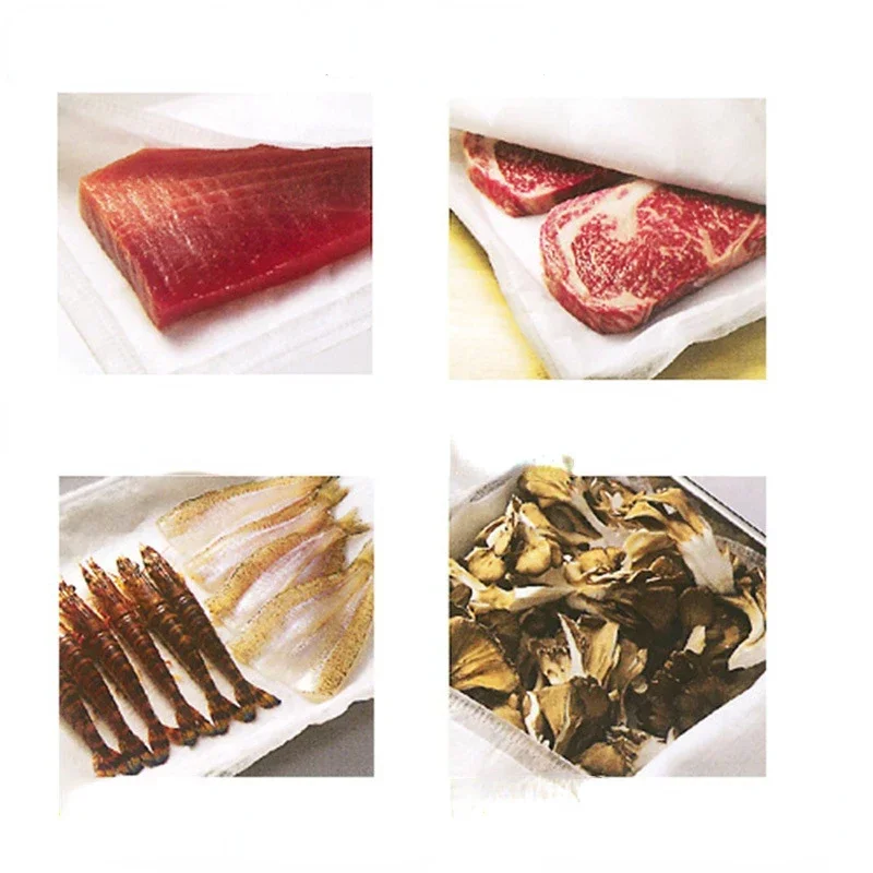 100 قطعة المطبخ السريع ماصة منصات للحوم الأسماك الدواجن إنتاج لحفظ التعبئة والتغليف الجاف نظيفة ماصة ورقة أدوات المطبخ #3