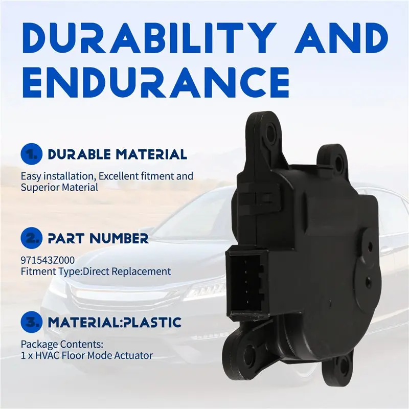 B23B New HVAC Floor Mode Actuator 971543Z000 For Accent Tucson Kona Palisade Kia Sportage Sorento view 6