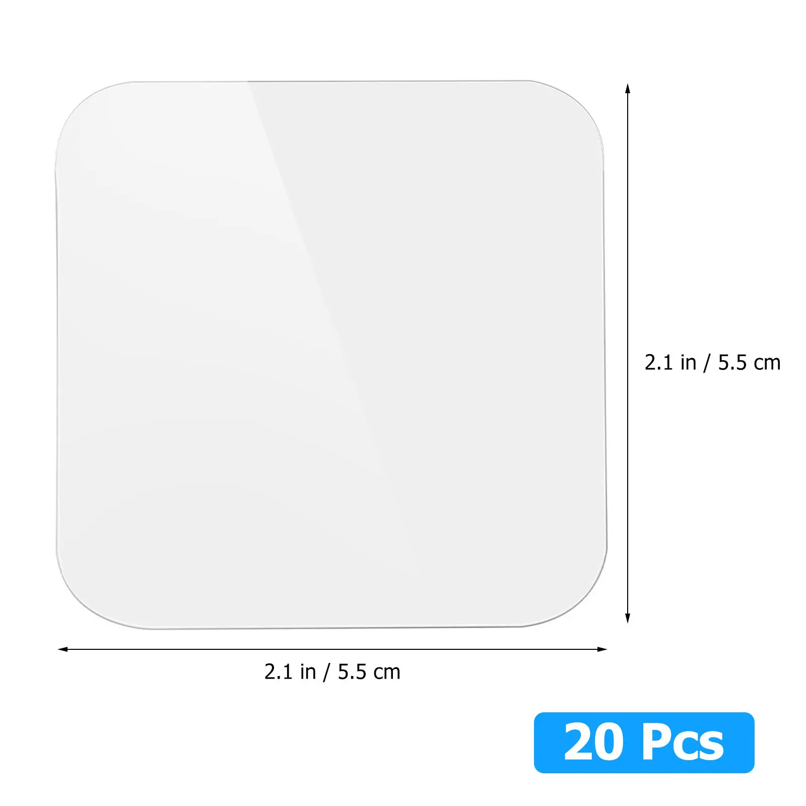 2Sets Nano Double Sided Adhesive Stickers Transparent Self-Adhesive Tape for Home Office Car Wall Mounting Photos Posters