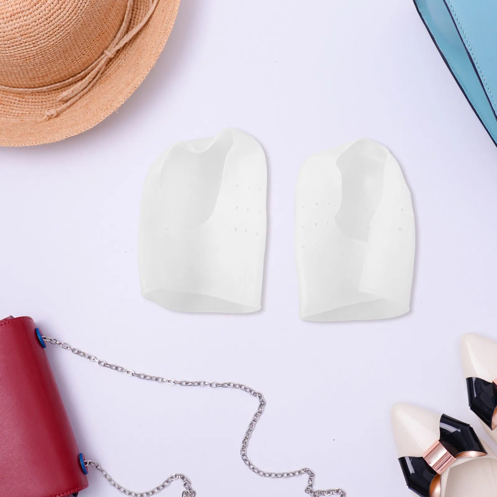 Invisible Height Increase Heel Pads – Silicone, Non-Slip, Lightweight Insoles for Sneakers & Boots