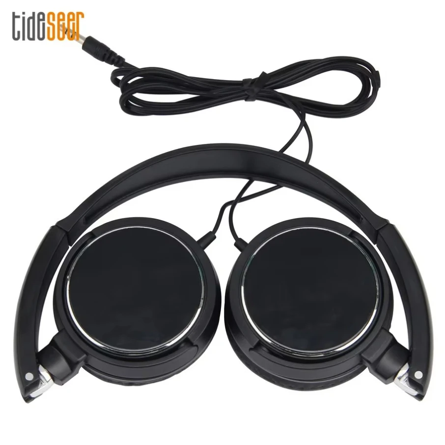 Foldable Gaming Headset Portable 3.5mm Wired Headphones for PC Mobile Phone iPad Table Children's Gifts