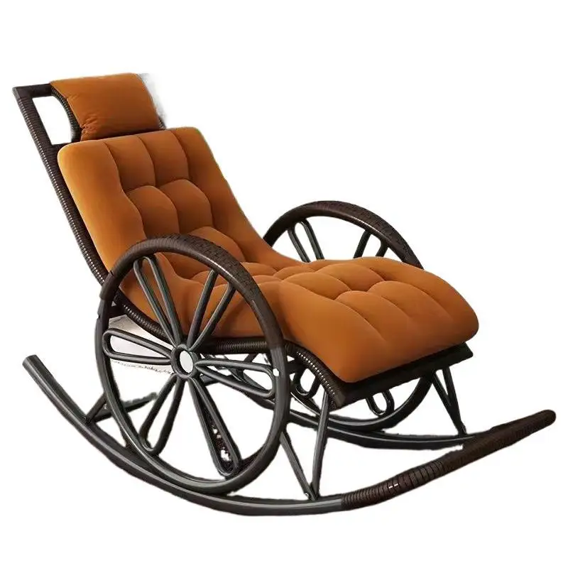 Living room balcony lazy chair, adult nap recliner, elderly leisure