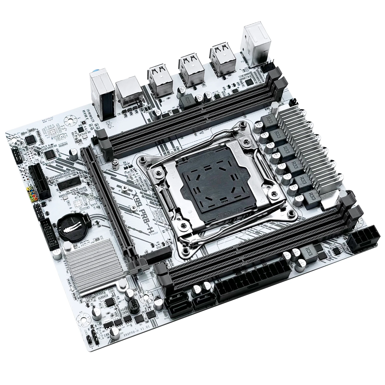 Imagem -06 - Placa-mãe Slot Lga 20113 Suporte Xeon Cpu e5 2666 2673 2696 Processador v3 Memória Ddr3 Ram Nvme M.2 Usb 3.0 Machinist-x99