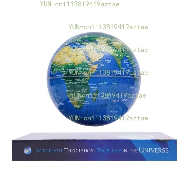 Magnetic Levitation Globe with Colors LED Lights, Rotating Globe World Map Book Base
