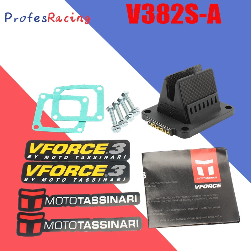 

V382S-A For Yamaha YZ85/YZ80 Suzuki RM85L For Yamaha DT100 DT125 DT175 TY175 TY250 AT2 AT3 02-15 V Force 3 Reed Valve