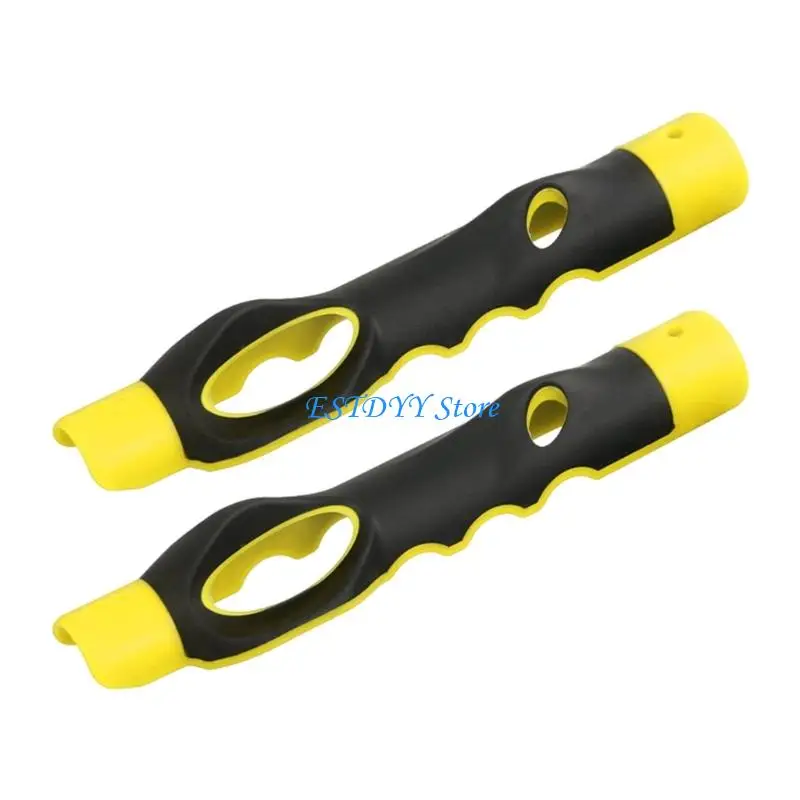 G6DE 2pcs Golf Swing Trainings Aid Right Handed Player Enhances Grip Strength Light weight for Golf Practice Accessories
