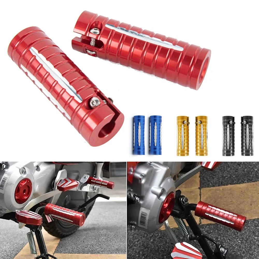 

For Honda Cross Cub 110 CC110 Motorcycle Front Seat Pedal Driver Foot Pegs Footpegs Footrest CNC Aluminum Accessories