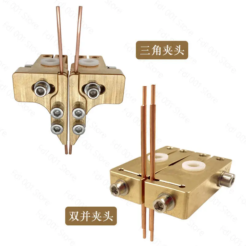 Triangle Brass Electrode Holder for Spot Welder Head with Welding Pins