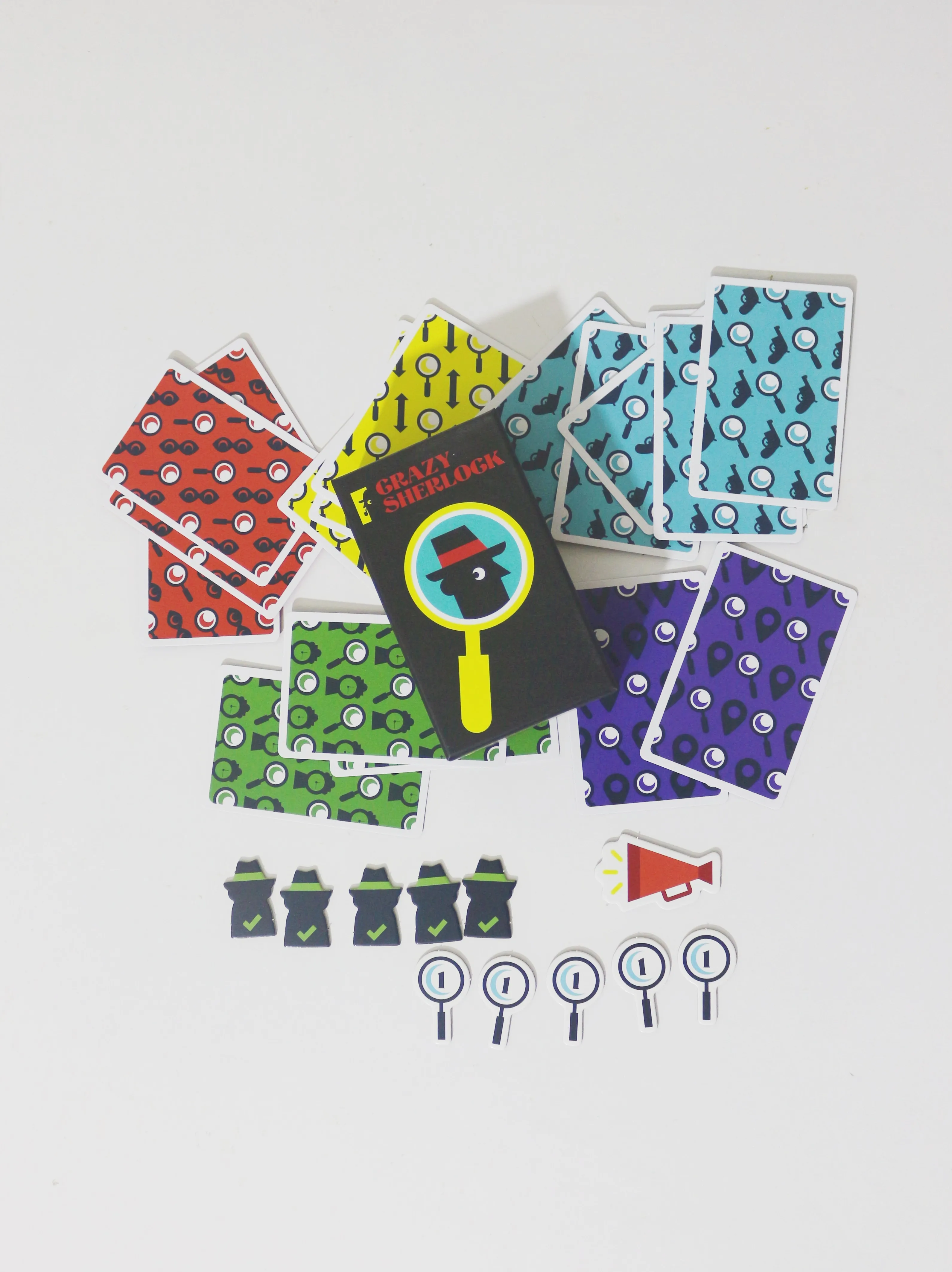 NEW Hot Games Crazy Sherlock | Fruit cocktail card Game - instant fun and a colorful, minimalist style family game Logic Game view 6