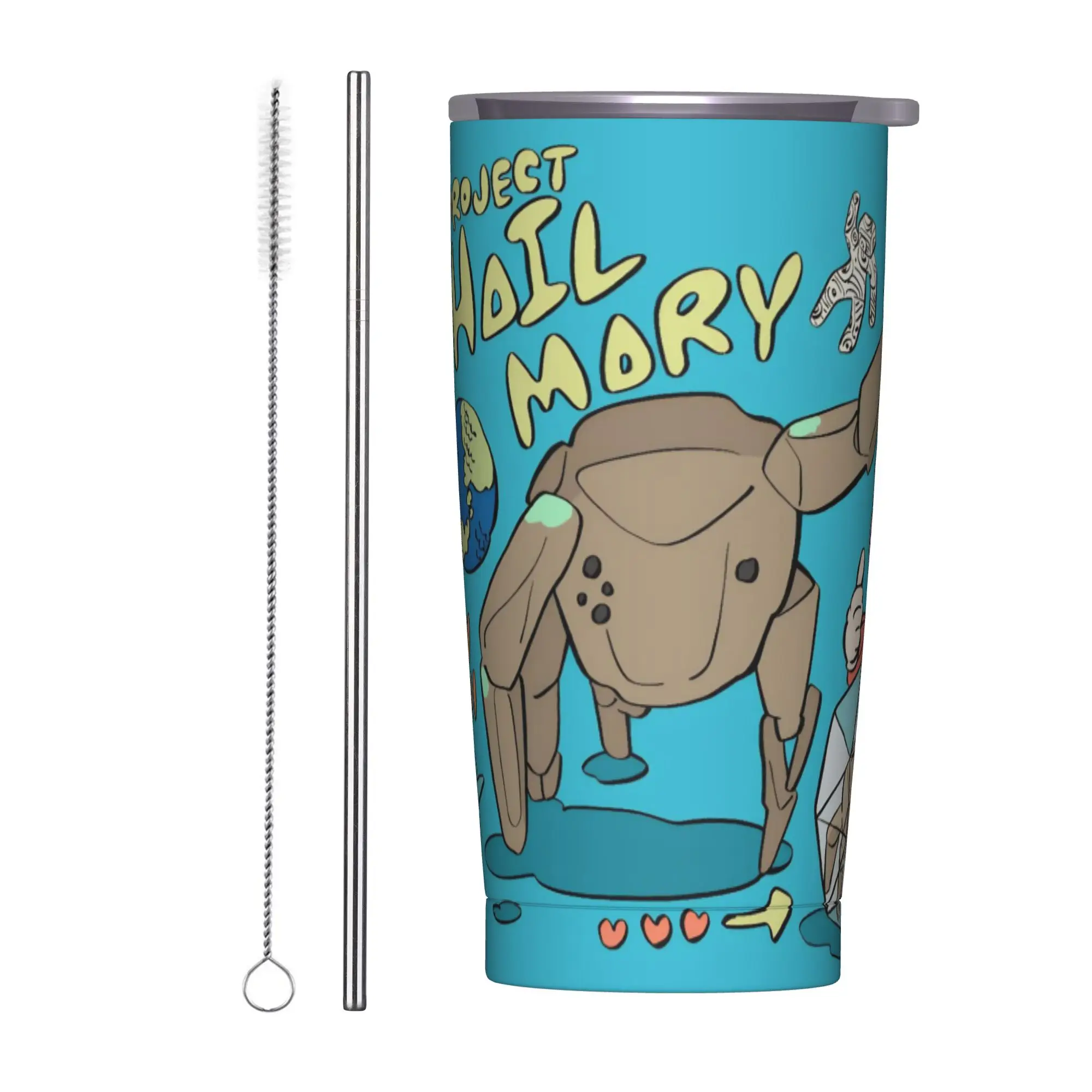 Project Hail Mary Tumbler Vacuum Insulated 2026 Sci-Fi Movie Coffee Cups Stainless Steel Double Wall Mug Water Bottle, 20oz