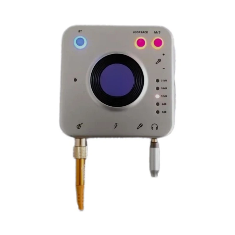 

Small Flying Saucer Pro External Sound Card Portable Live Recording Musical Instrument Mobile Phone Computer Android