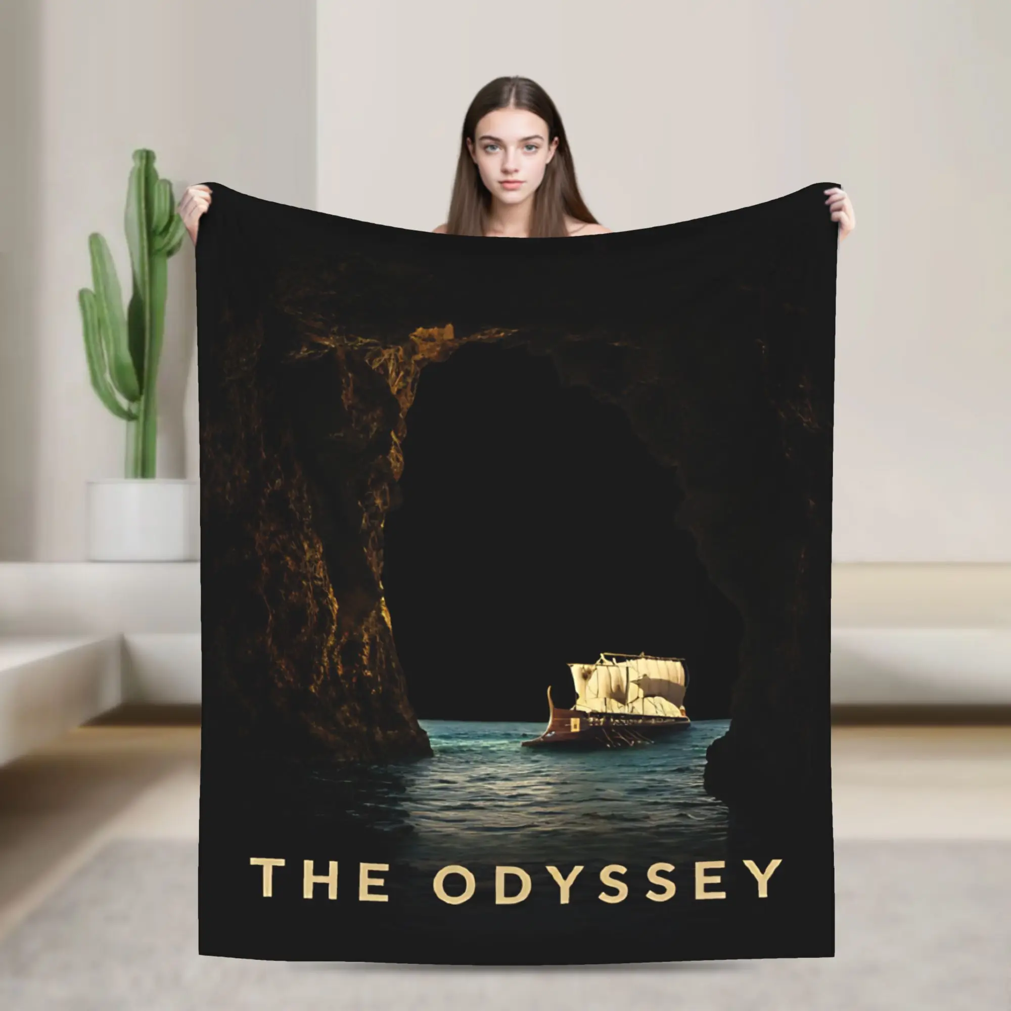 The Odysseys Movie 2026 Blanket Lightweight Thin Fleece Relax Present  Throw Blanket Bedspreads
