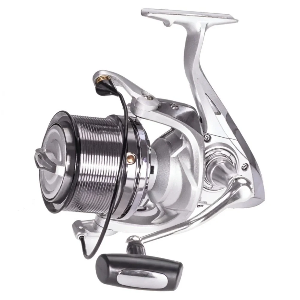 Surf for Sea Fishing Reel Spoolings 8000 10000 12000 4.6:1 Gear Ratio 25kg Drag 12+1 Ball Bearings Aluminium Spool