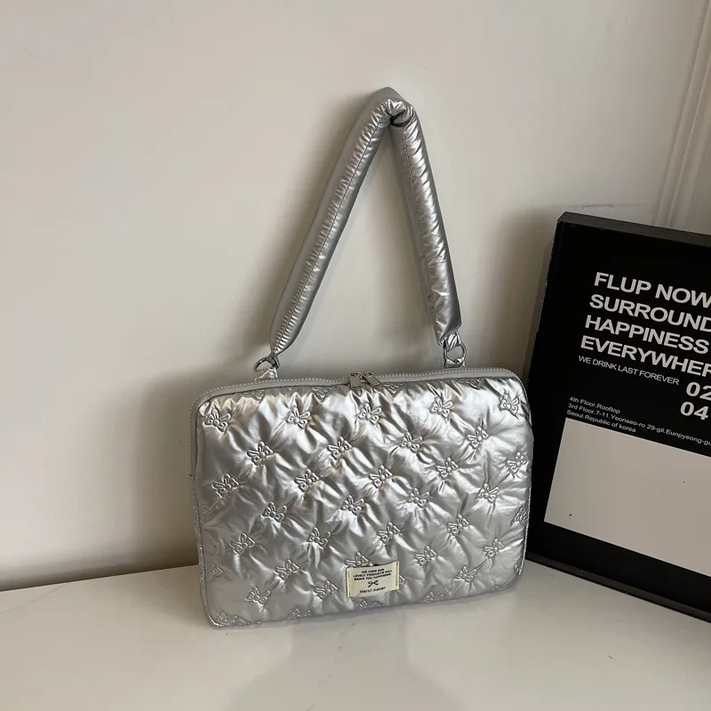 

Korean Minimalist and Lightweight Women's Laptop Bag, Shockproof and Thick for Office Workers, 16 Inch Office Bag for Girls