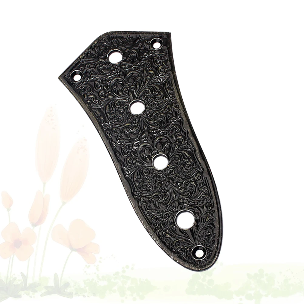 

Plate for Electric Bass Chrome Steel Replacement 4 Hole Zinc Alloy Guitar Parts