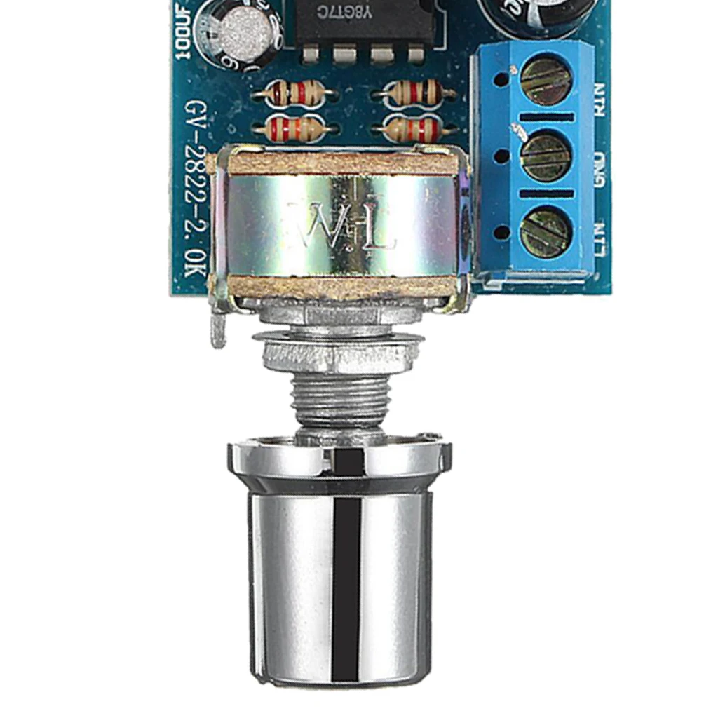 

2.0 Channel Power Amplifier Board Stereo Audio Module DIY Volume Control for Computer Portable Speaker System