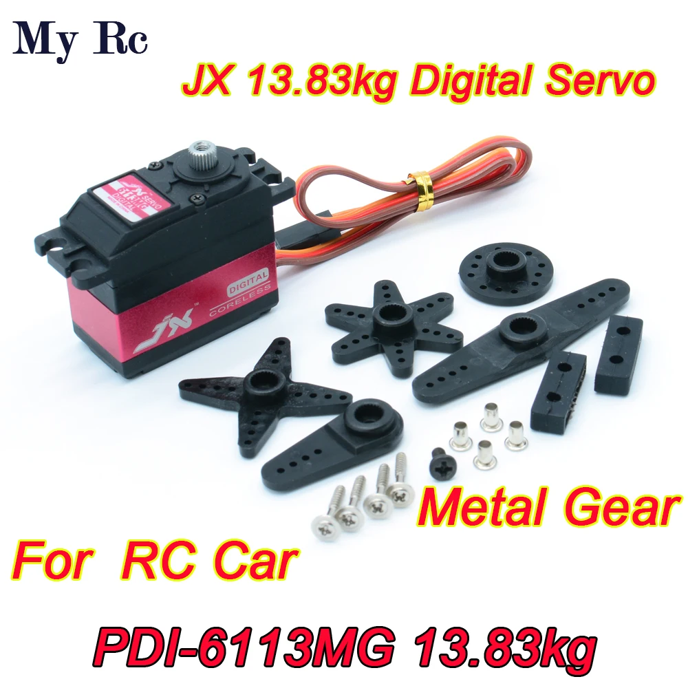 

JX Servo PDI-6113MG 13.83kg Metal Gear Digital Coreless Servo for RC Car