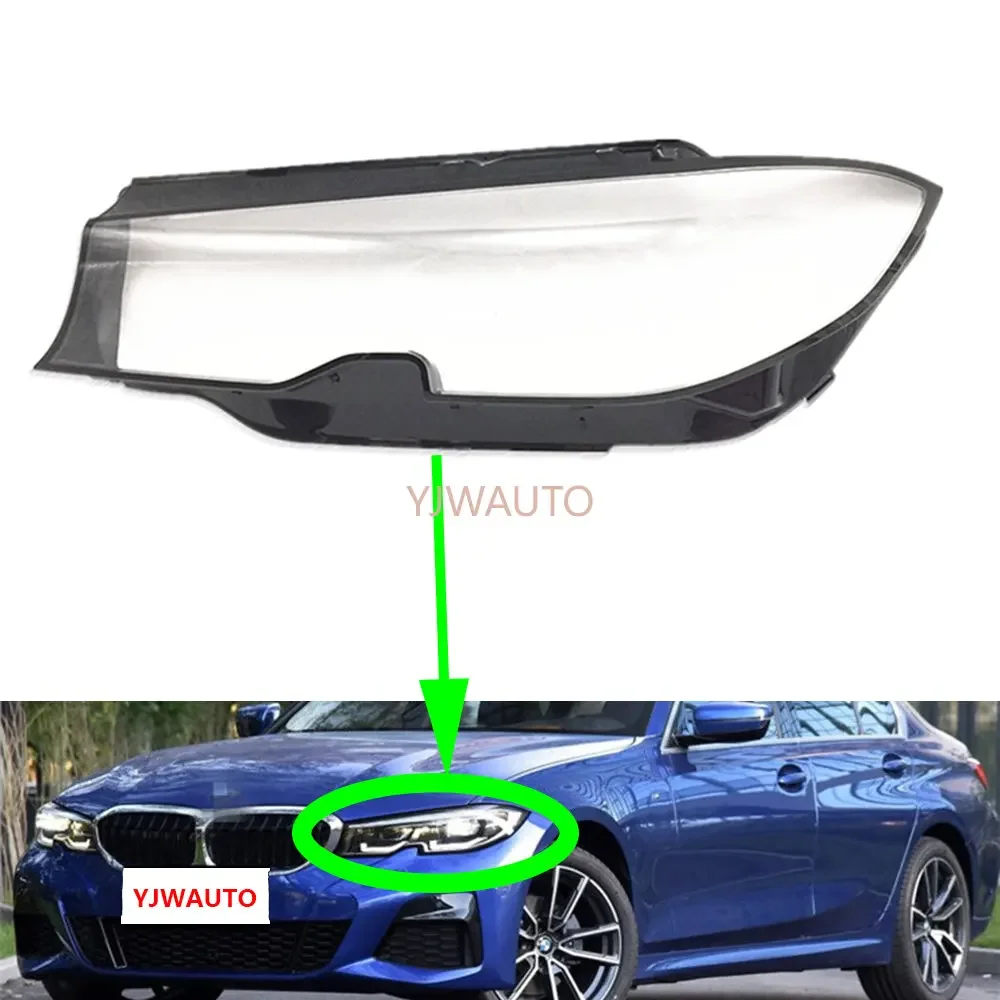 For BMW 3 Series 325i 330i 325Li 2019 2020 2021 2022 Headlamp Lens Car Headlight Cover Glass Replacement Front Lamp Auto Shell