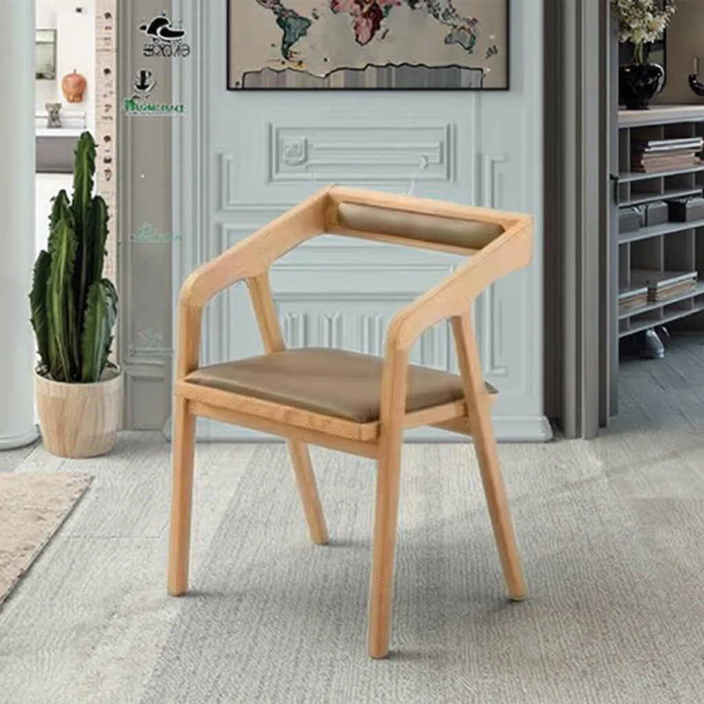 

Modernes Design Massivholz Esszimmers Tuhl Mit PU-Polsterung Für Esszimmer-oder Büromöbel