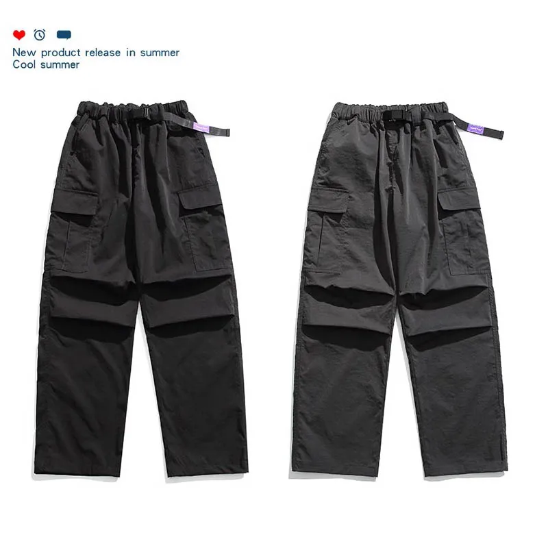 Black quick drying work pants for women, summer thin design, 2024 new item, small and tight fitting hiking pants, Martin boots p