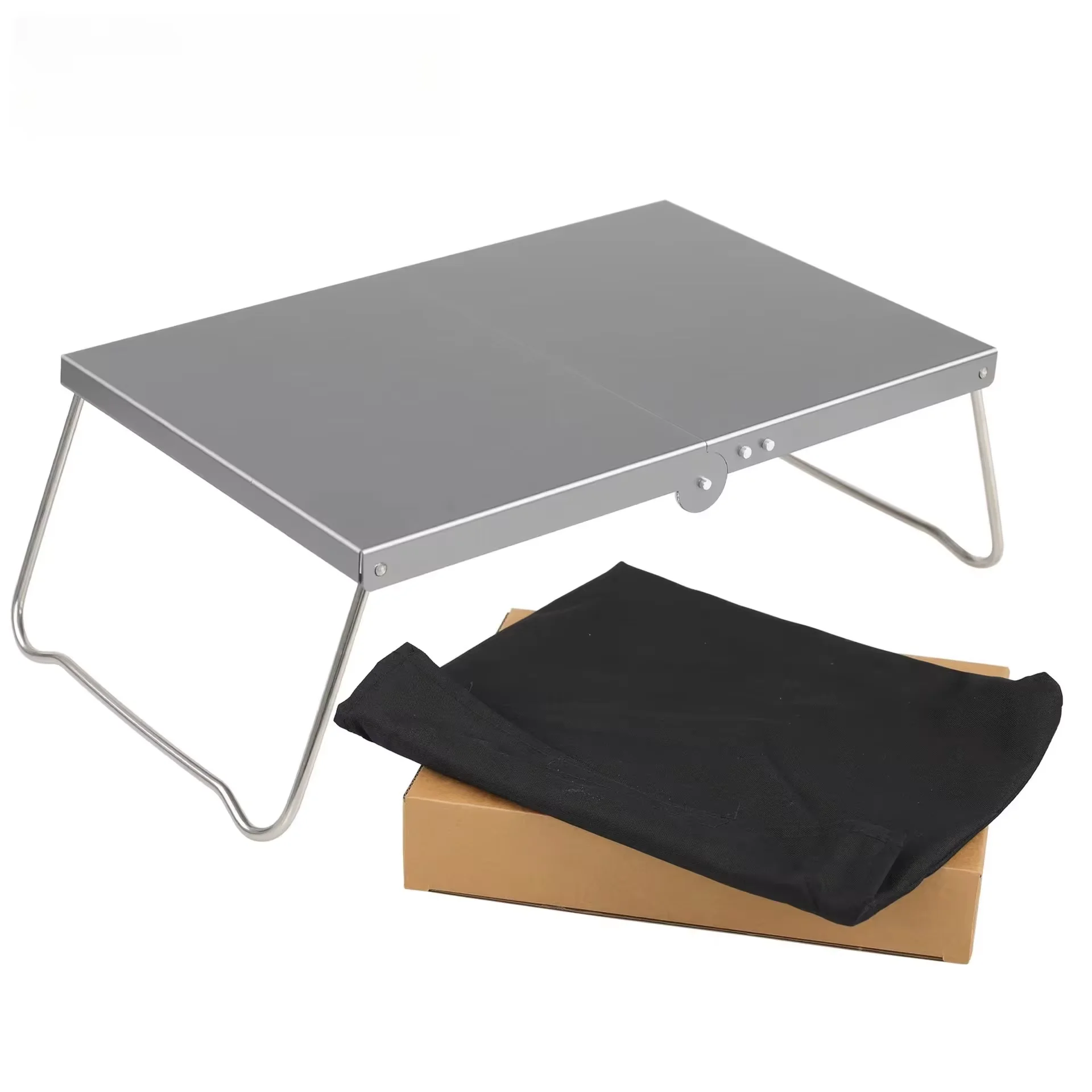Mesa plegable aluminio ultraligera portátil para camping y aire libre - imagen 2