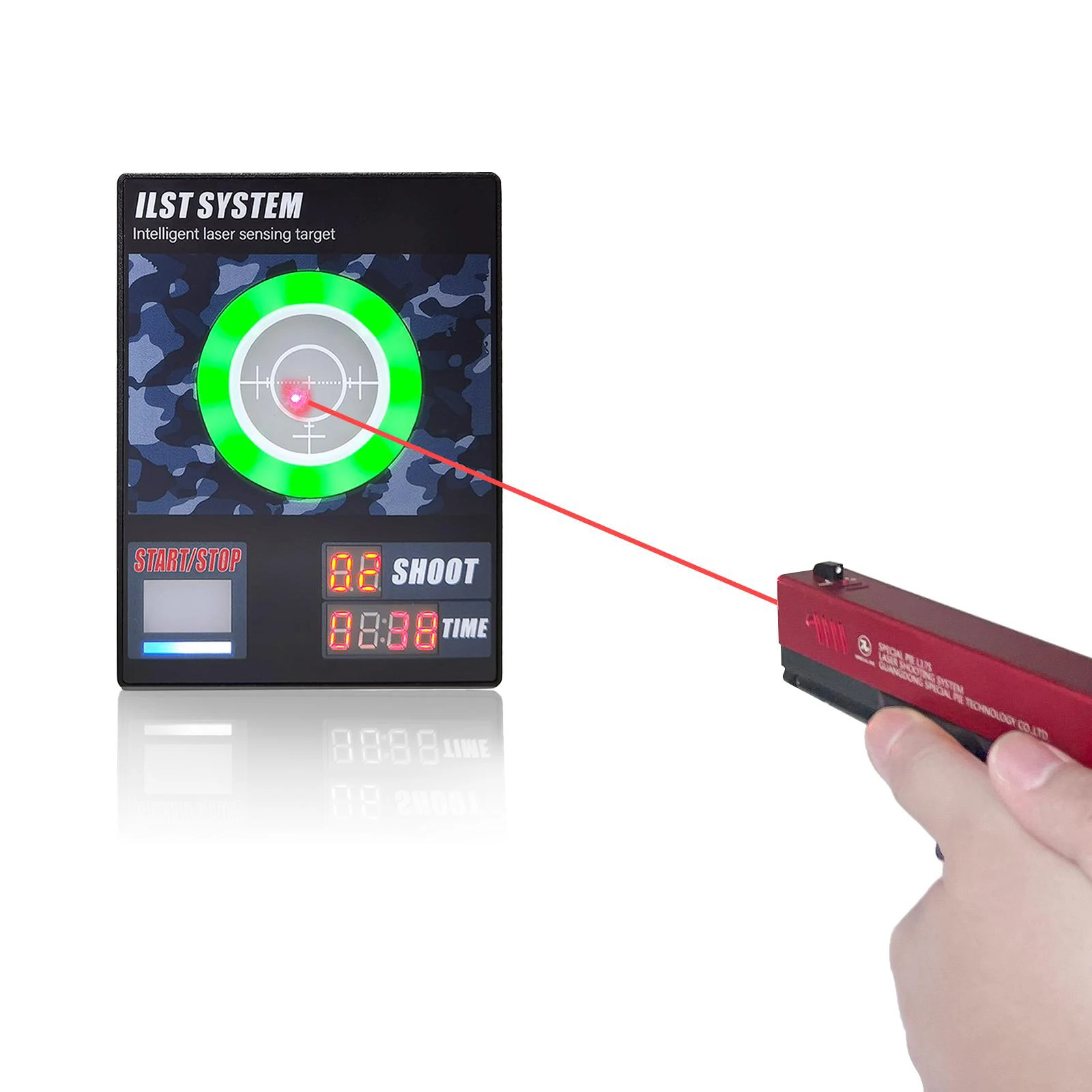 Red Dot Laser Launch Simulator Shooting simulator Dry-Fire Laser  – Indoor Target Shooting Practice Laser Training Toy Target