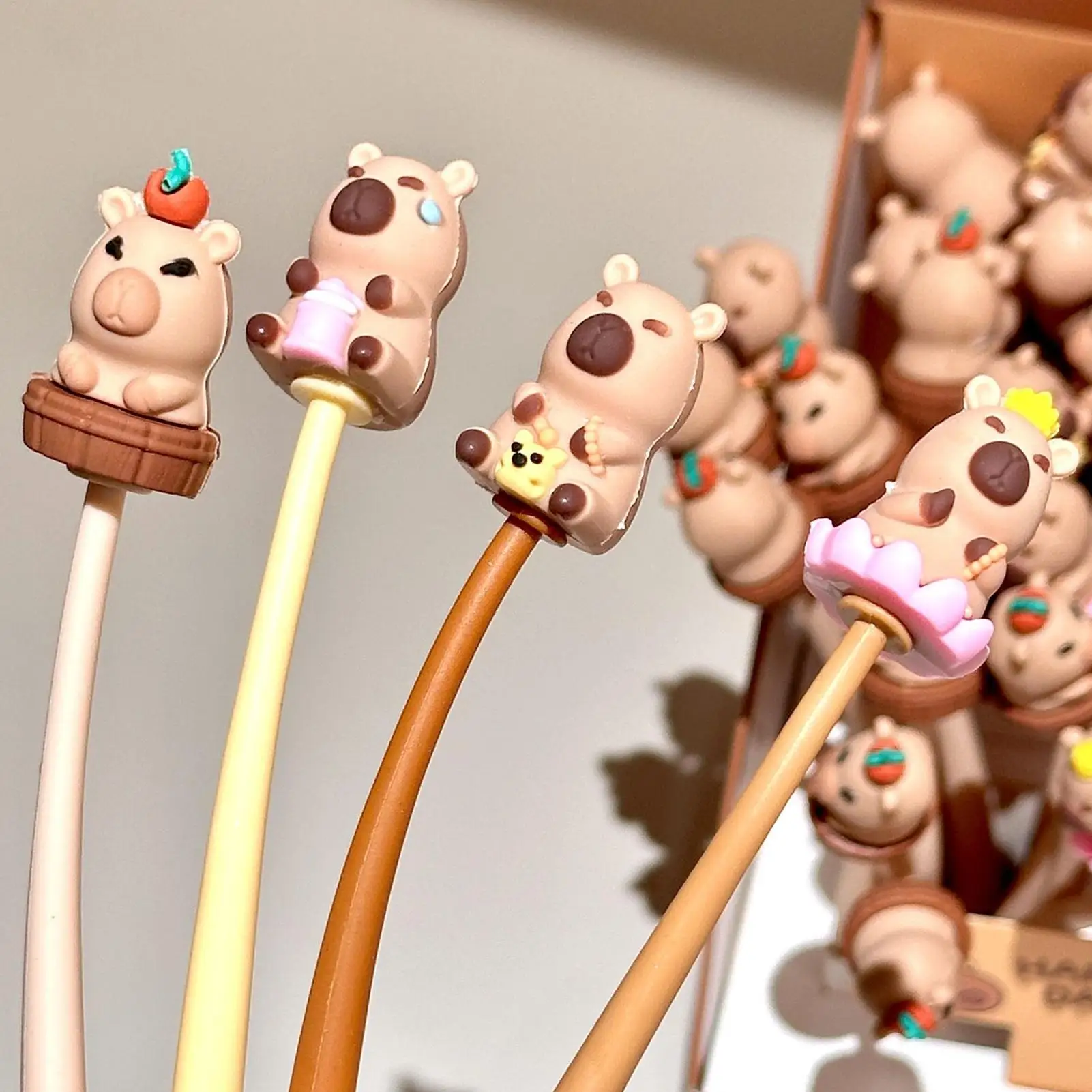 

Capybara Pens 0.5 Mm Capybara Fidget Pens School Stationery Supplies 48 Piece For Classroom Prizes Kids Student Party Favor Home