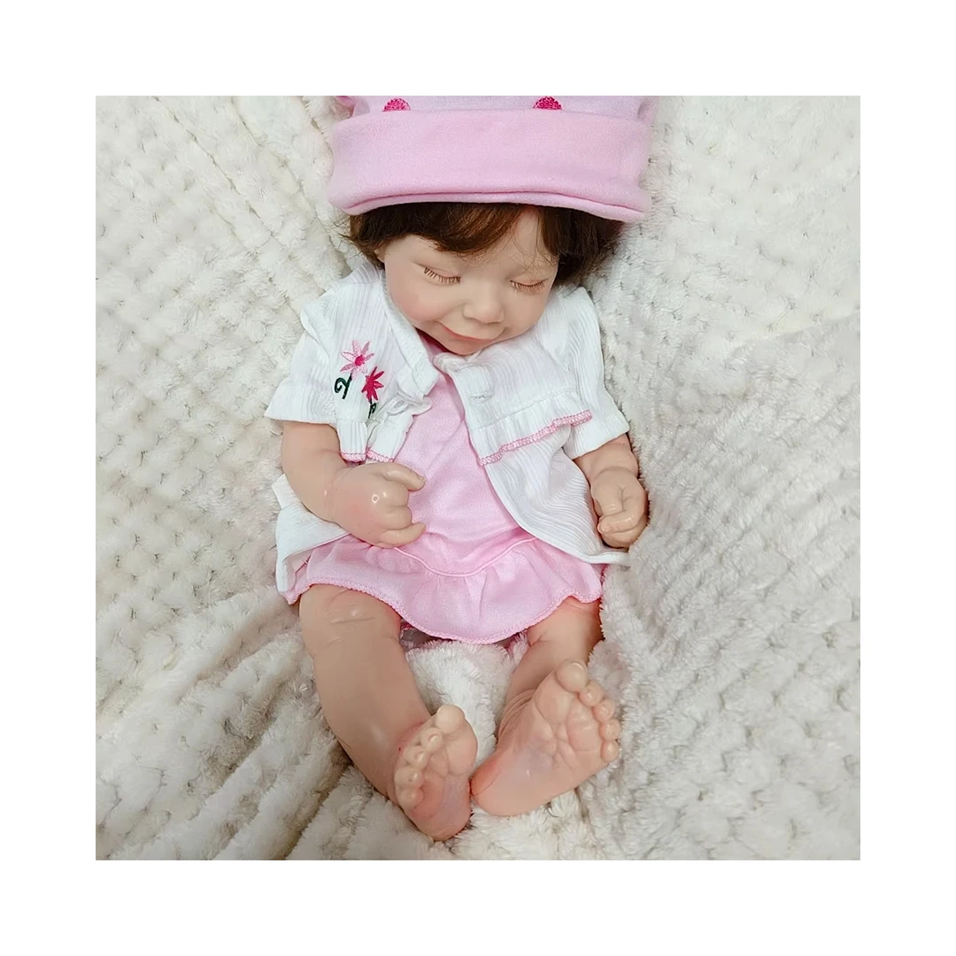 Super Soft and Realistic Mini Size Doll Full Body Silicone Reborn Boy CPC Dolls for Girls Christmas Gift