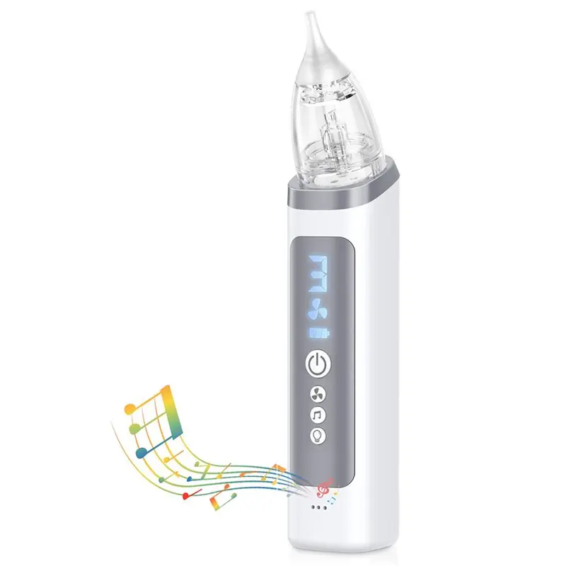MACH-Electric Baby Nose Sucker Automatic With Music, 3 Modes, More Powerful Suction And Larger Chamber