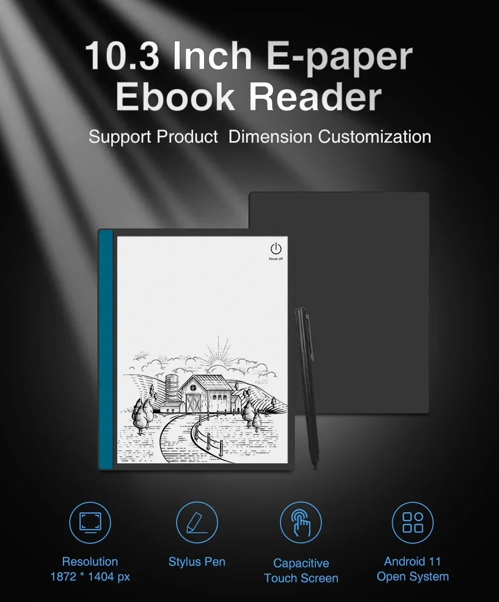 Easy Handwriting And Eye Protection 10.3-inch High-resolution Ink Screen Reader 4+64G Large Capacity Support Audio Transcription