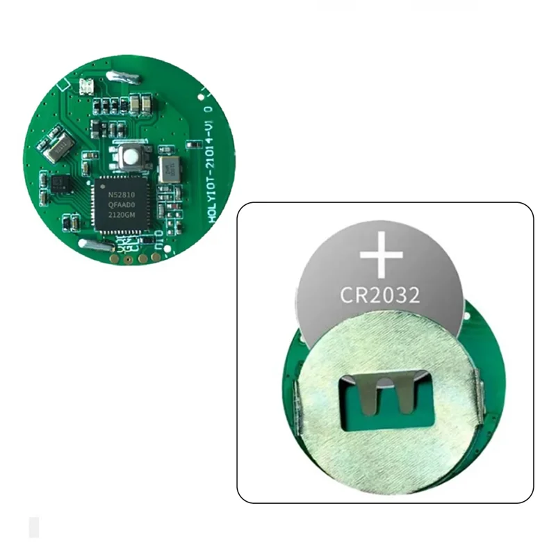 Stilvoll-Holyiot NRF52810 3-Achsen-Beschleunigungsmesser Bluetooth Beacon BLE 5.0 Bluetooth-Modul Geringer Stromverbrauch Innenpositionierung