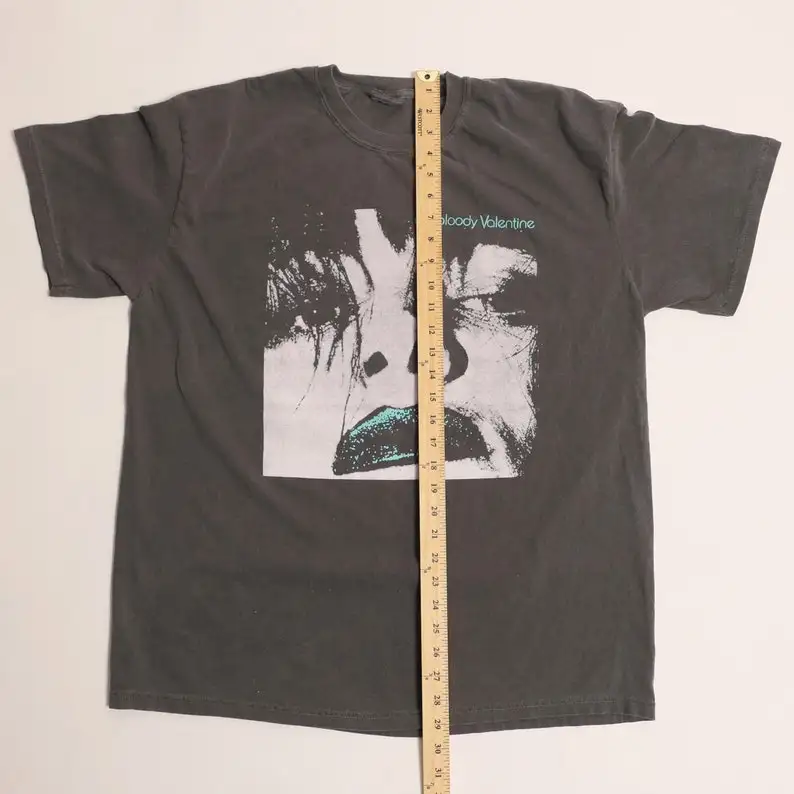 私の血まみれのバレンタインデーのシューガイズバンドシャツ、バンドTシャツ、ウルトラフェードツアー、アンビエントノイズポスト、パンク、代替グランジ、シングルアルバムカバー