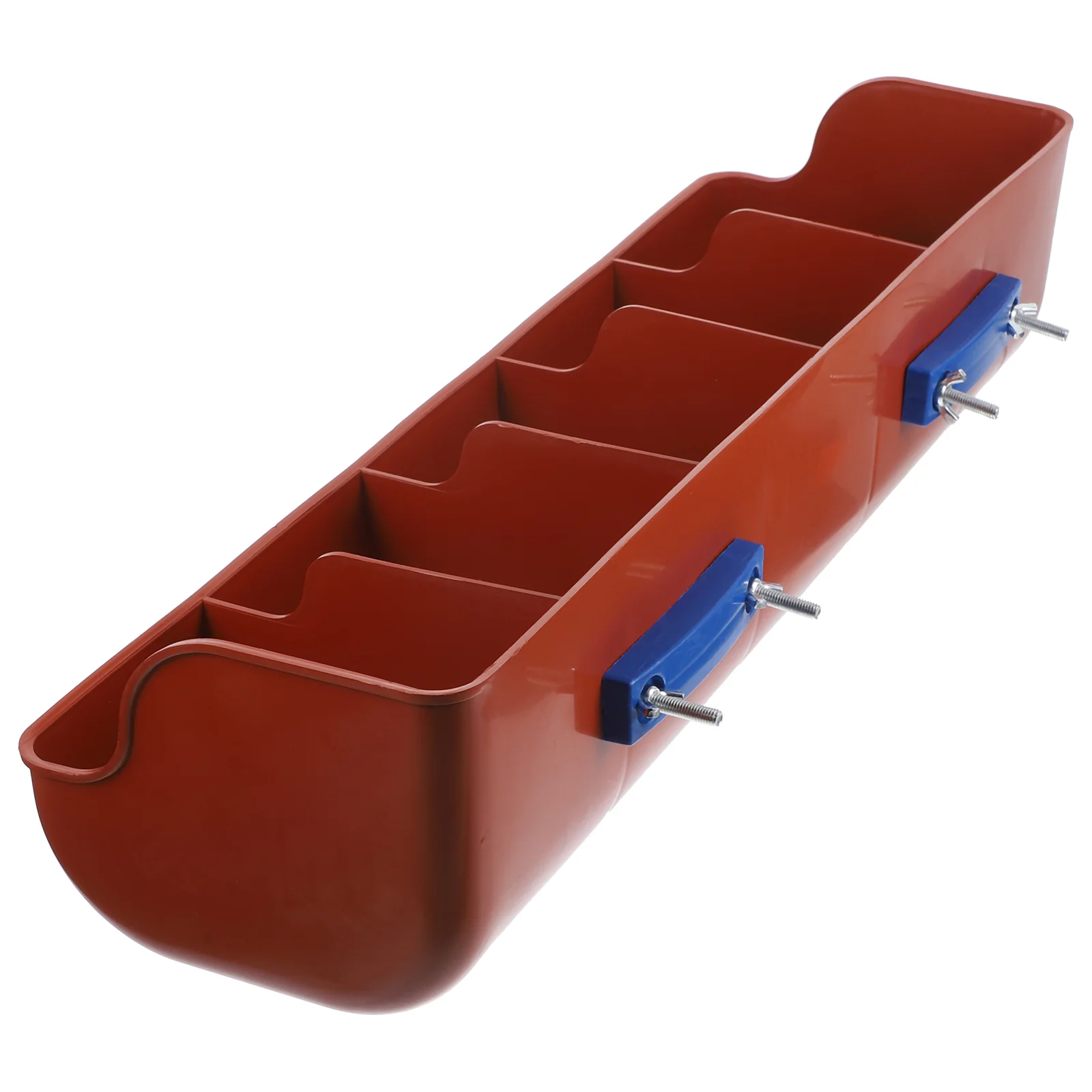 

Water Cup Pig Feed Trough Pannage Feeder Compartment Manger Livestock Feeding Accessories Brown Plastic Groove Piglet Baby