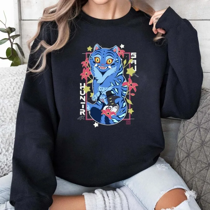 

KPop Demon Hunters Hoodies 2025 Sweatshirts Merch Cosplay Women Men Fashion Streetwear
