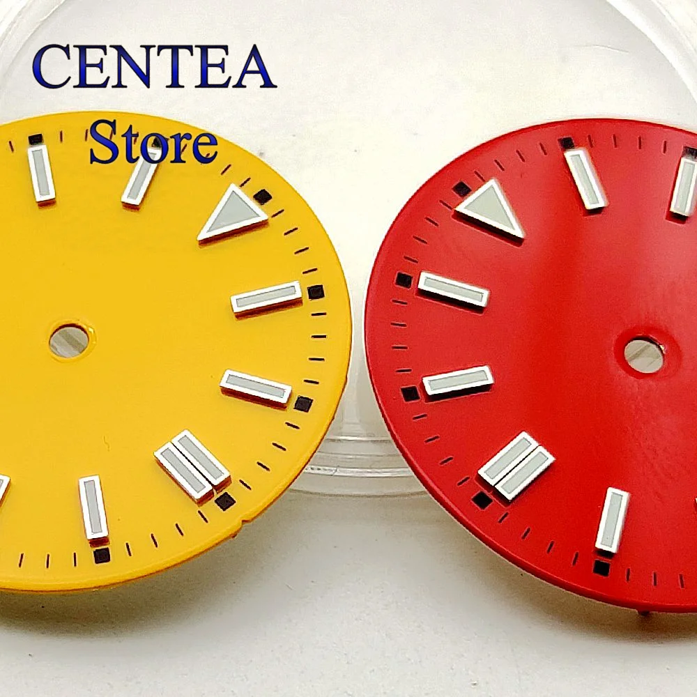 RICHUS 28.5mm-31mm quadrante dell'orologio fit NH35 muslimex 2836Miyota 8215 dg2813 3804 movimento luminoso blu nero rosso giallo quadrante dell'orologio