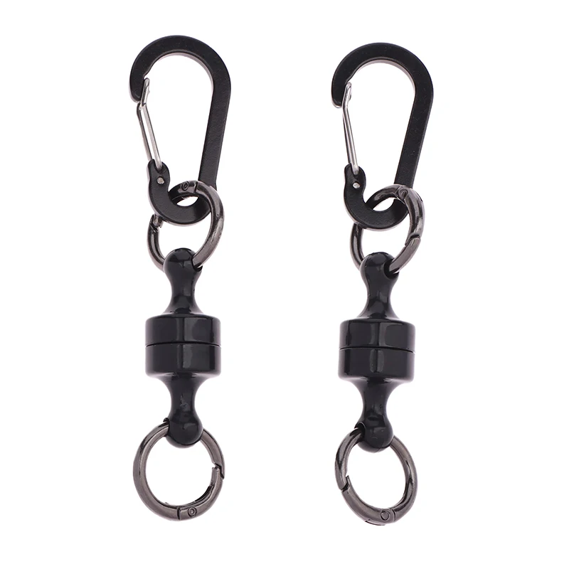 2pcs Fishing Hanging Buckle Magnetic Buckle Fast Hanging Buckle Wireless Lost Rope Metal Strong Magnetic Force Mountaineering