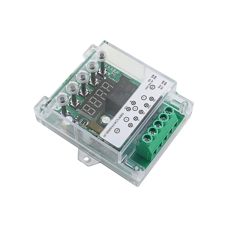 AC 220V 230V LED Digital Display Automation Delay Relay Trigger Time Circuit Timer Control Cycle Adjustable Switch Relay Module