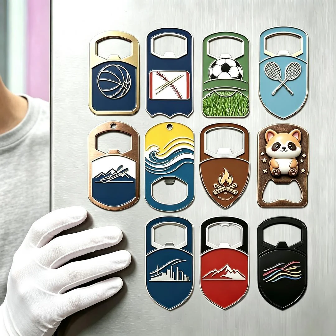 Custom Fridge Magnets Magnetic Refrigerator Magnets Coastal Landscape Travel Souvenir NO MOQ