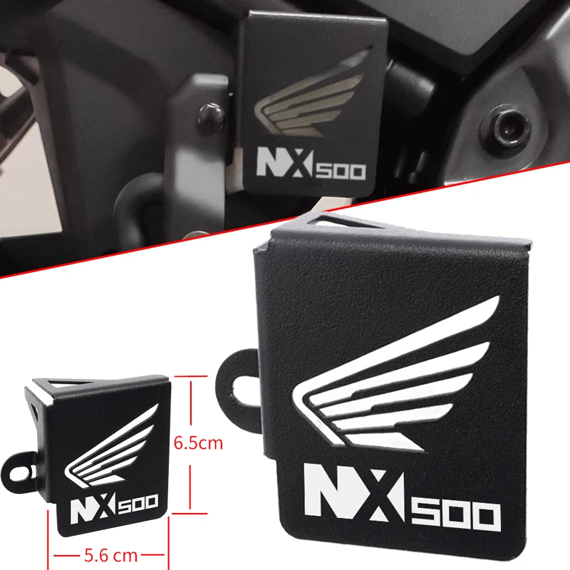 high quality Motorcycle Accessories CNC Rear Fluid Reservoir Guard Protector Cover For Honda NX400 NX500 NX-400 NX-500