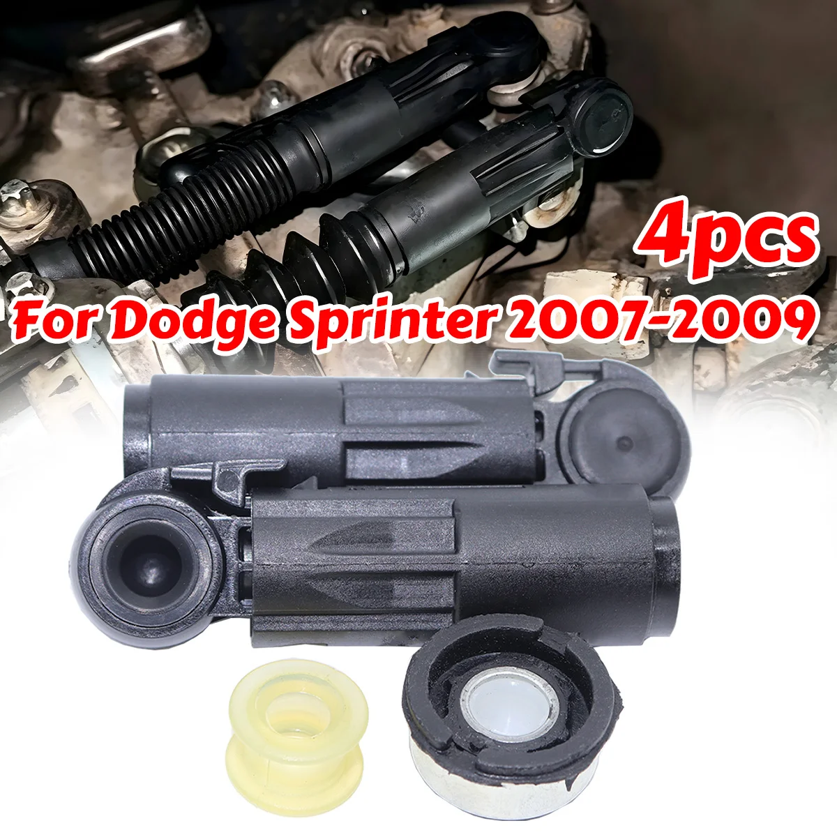 Manual Gear Shift cable Linkage Collet Bushing Repair Kit For Dodge Sprinter 2007-2009 Speed Gearbox Shifter Selector End Rod