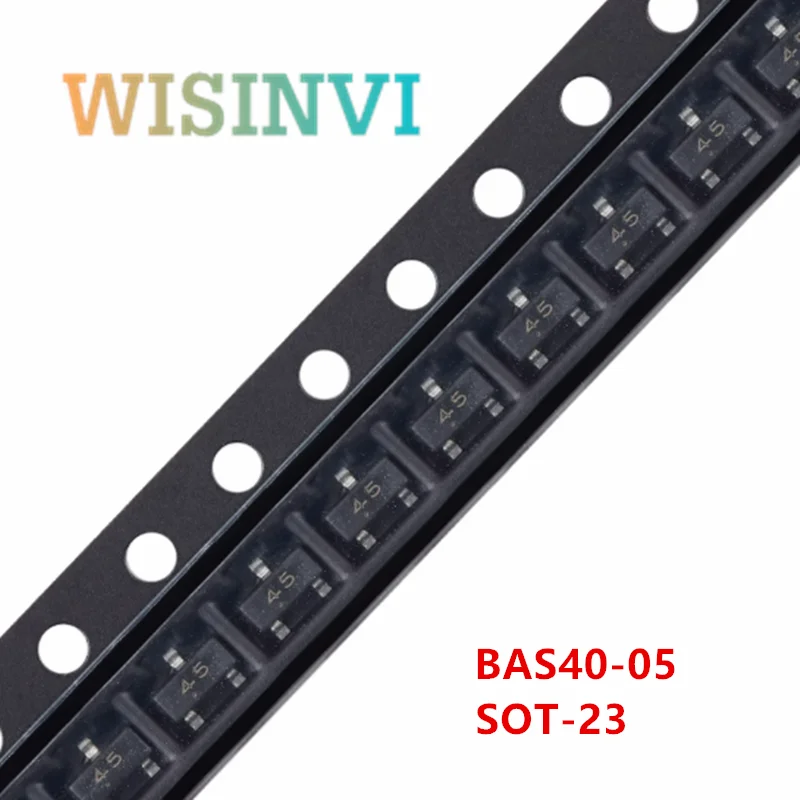 50 pz BAS40-04 44 BAS40-05 45 BAS40-06 46 SOT-23-3 diodi Schottky per uso generale