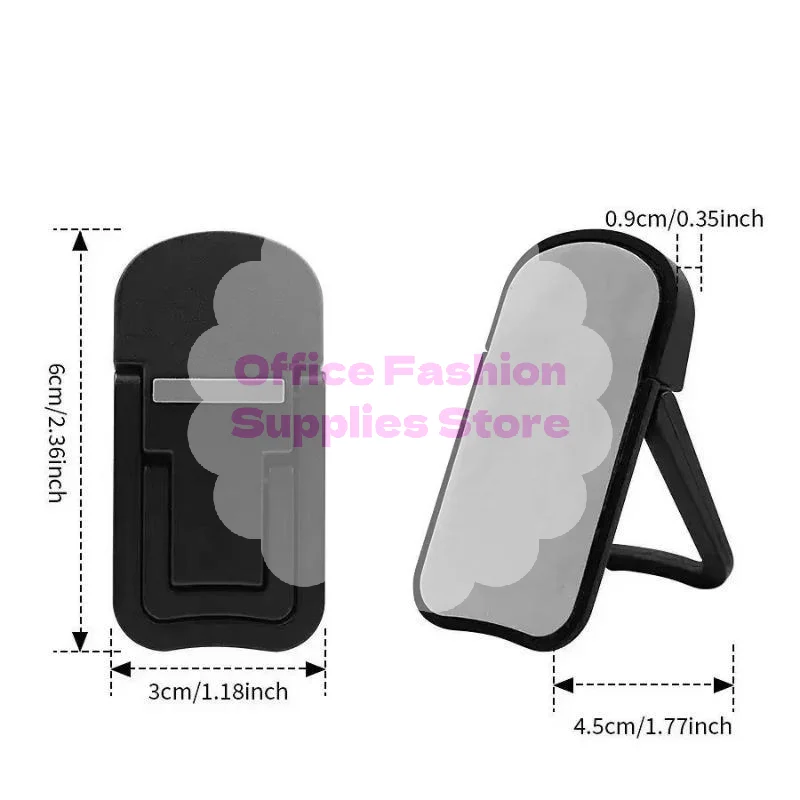 2PCS Mini Laptop Stand For Desk Portable Foldable Sleek Keyboard Computer Notebook Holder