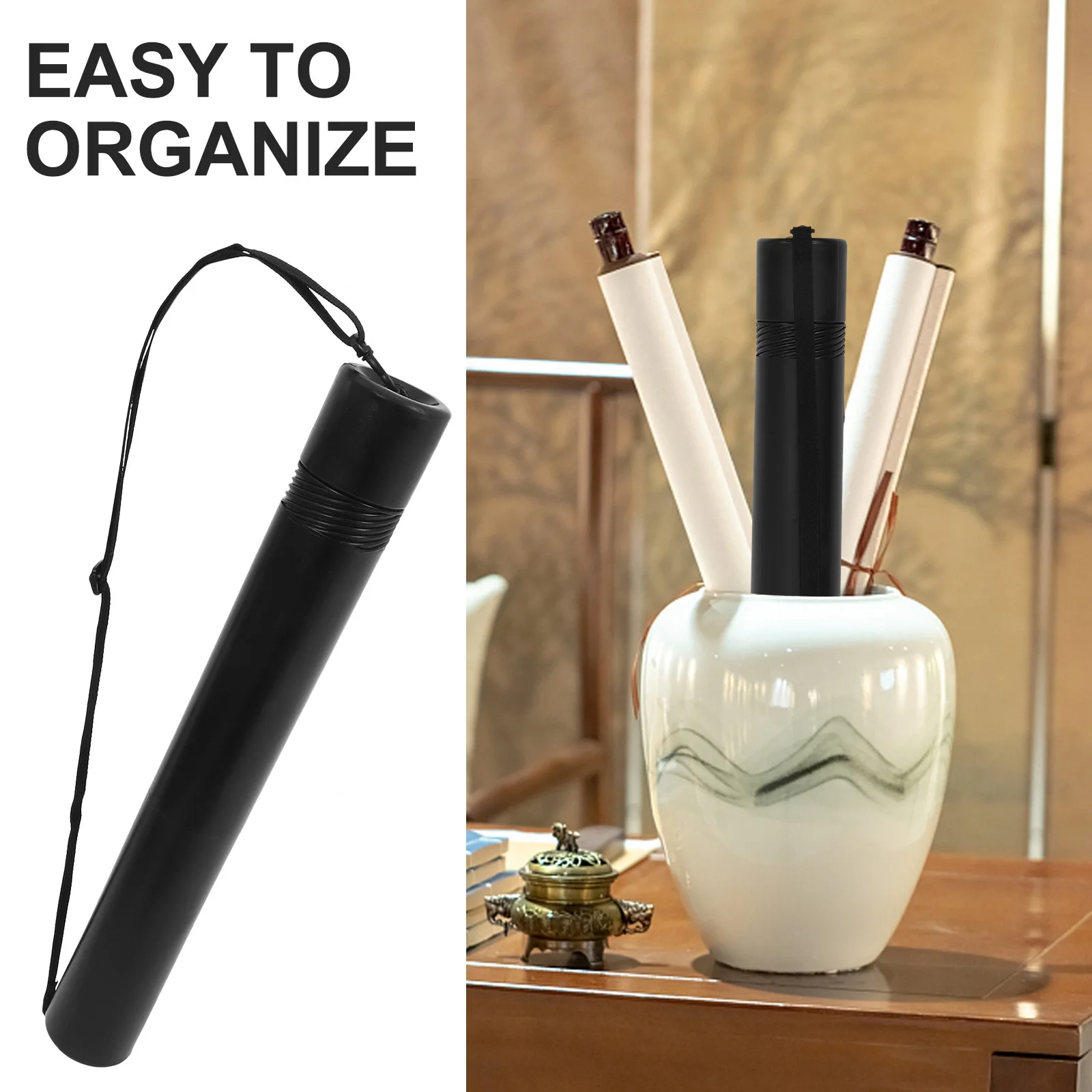 1 قطعة سعة كبيرة قابلة للتمديد ملصق أنبوب قابل للتعديل تصغير تخزين للعمل الفني مخططات خرائط رسم اللوحة #4