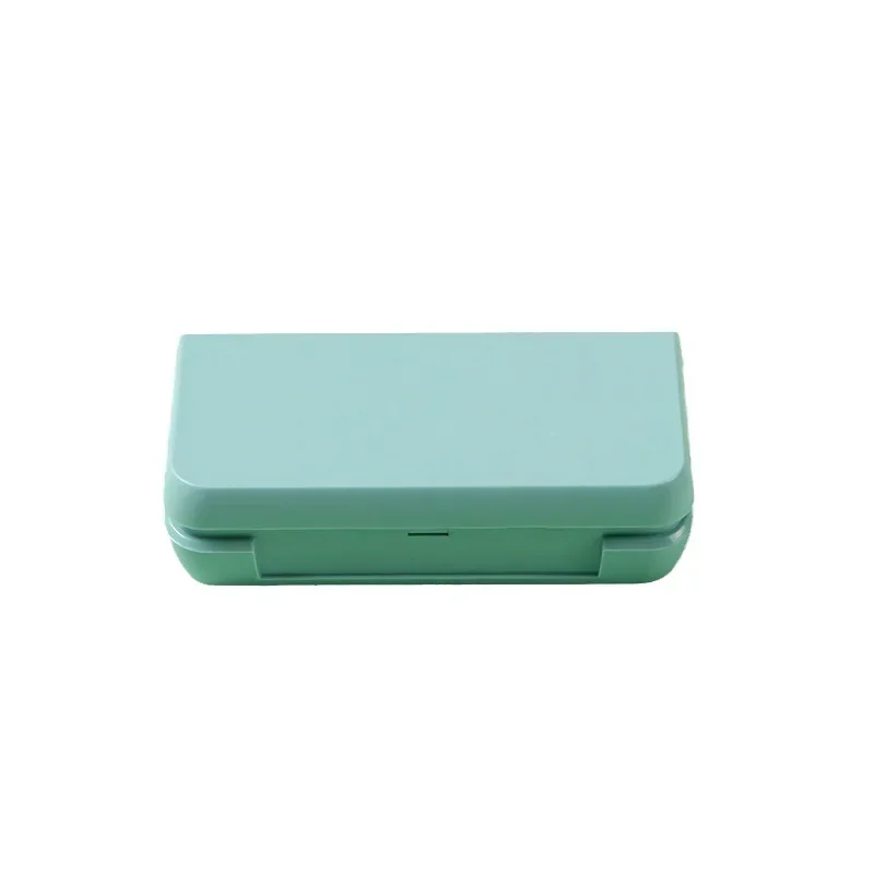 حافظة منظم حبوب صغيرة محمولة 3 شبكات صندوق حبوب منع الحمل حاوية تخزين اللوحي صندوق حبوب الدواء الأسبوعي علبة حبوب منع الحمل توزيع المخدرات